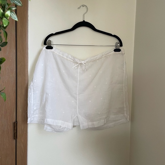 Khadi and Co Bess Nielsen Sheer White Women's Shorts